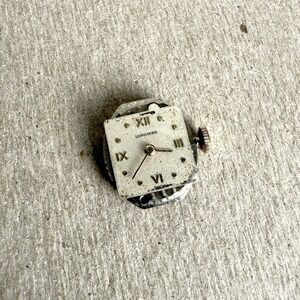 Longines 17 Jewels Ladies Watch Movement 5LN Swiss Square Dial Vintage Parts